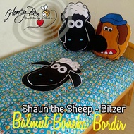 [PROMO] HONEYBEE : BALMUT BONEKA KARAKTER SHAUN THE SHEEP, BITZER THE DOG