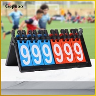 Gepnoo Table Top Scoreboard Scorekeeper Tennis Games Pingpong Score Cards Scoreboard for Badminton S