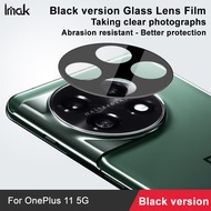 for OnePlus 11 - IMAK High Definition Glass Camera Lens Protector (Black Version)