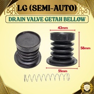 LG Semi-Auto Washing Machine Getah Drain Valve Packing Mesin Basuh Rubber Stopper Bellow Washing Mac