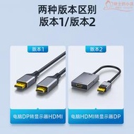 hdmi轉dp雙向轉接頭dp1.4轉hdmi2.1筆記本外接顯示器165Hz轉換線