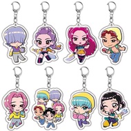 GANTUNGAN Kpop demon hunter character keychain kpop demon hunter keychain kpop demon hunter keychain