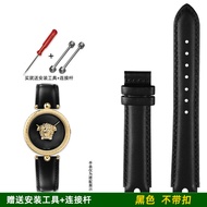 สายนาฬิกาหนังแท้สำหรับผู้หญิง VERSACE Medusa Series VECQ00418/VECQ00118 สายนาฬิกาหนังแท้แบบอเนกประสง