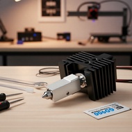 Bambu Lab X1 X1C 3D Printer Hotend Kit Hardened Steel Nozzle Heater Block Kit Hotend Pencetak 3D Bam