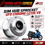 HAB SPOKET MOTOR S1M Sprocket Hub CNC Y15 / LC5S & LC135 4S / LCV8 LIMITED CUSTOM LOOK UFO