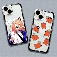 Cartoon Anime Chainsaw Man Transparent Phone Case For Xiaomi Mi 12T Pro 12 Lite 11T 11 13T 13 Pro Lite Shockproof Soft Cover