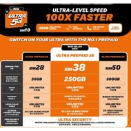 SIMKAD UMOBILE PREPAID HIGH SPEED (self registration)