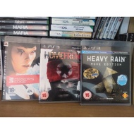 Homefront, Mirror's Edge, Heavy Rain PS3