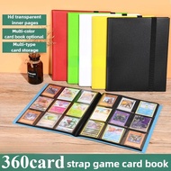 Card Binder with 9 Pocket Trading Card Album Display Binder 360 Side Loading Pocket Holder for TCG Y