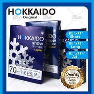Hokkaido A4 Bond Paper 70gsm – 500 Sheets bond Paper (Short/Long) | franchesca