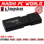 Kingston DataTraveler 100 G3 DT100G3 USB 3.0 Flash Drive Pendrive (16GB/32GB/64GB/128GB) [5 YEARS WA