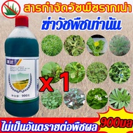 🍁อัตรากำจัดวัชพืช100%🍁 สารกำจัดวัชพืช 900ML สารกำจัดวัชพืชในนาข้าว เหมาะสำหรับข้าว ข้าวสาลี ข้าวโพด 