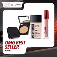 OMG BUNDLE Perfect Nude Look (Foundation + Powder + Lip Cream) SS