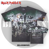 BLAXROXX® |  Iron Maiden® | [IRM028-LA] | เสื้อวง OVP สีจม | Los Angeles Apparel