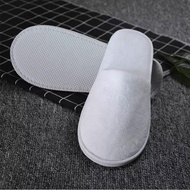 wholesale white hotel slippers free size high quality 100%cotton hotel anti slip slippers