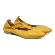 Lacy Classic Flats Yellow - Nappa Milano - Women's Leather Flats