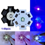 1-50pcs 3W 3535 UV Purple High Power LED Lamp Chip 365nm 370nm 385nm 395nm 400nm 410nm 420nm Beads U