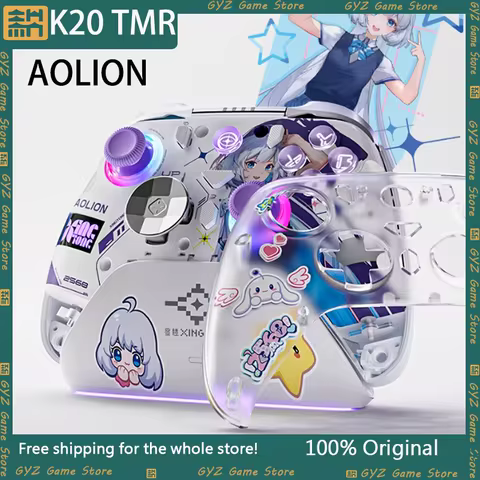 AOLION K20 TMR Joystick XingTong Co-Brand Wireless Bluetooth Gaming Controllers For PC NS2 Steam Rep