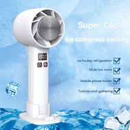 Ice Cooling Fan Portable Fan High Speed Turbo Fan USB Kipas Mini 2000mAh