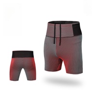 Sports Compression Pants Man Fitness Cycling Shorts with Lining Quick-drying Marathon Running Shorts