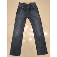 Vintage Levi's Long Jeans 514 Straight (JB) Mixed Cotton Material/Clutch 14Slim/W26 L27/ Made in Egy