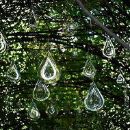 [Fuxing Park Same Style] Drop-Shaped Mandala Wind Chimes 3d Various Styles Foldable Rotating Nordic 