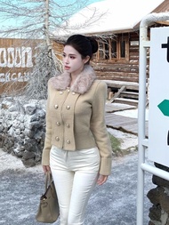 CHANGTONG | ชุดเสื้อโค้ทและกางเกงยีนส์สไตล์ OOTD