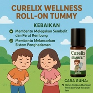 Minyak Legakan Sembelit,Perut Kembung & Lancarkan Sistem Percernaan by Curelix Tummy Roll On