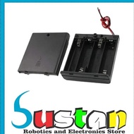 Battery Case for 4pcs 4x AA holder socket high quality Battery holder