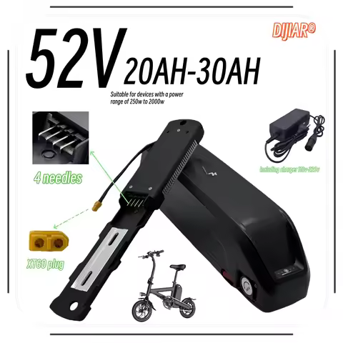 52V 20AH 30Ah 4-pin Hailong battery XT60 discharge, suitable for BBS02, BBS01, BBSHD applications 50