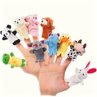 DANILO1 Animal Puppet, Dog Parent-Child Children's Hand Puppet, Cute Rabbit Rat Plush Finger Puppet Bedtime Story Telling