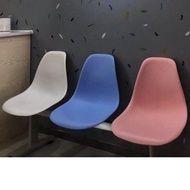 Plastic Three-Seater Temporary Shopping Mall Color Block Bus Wall-Mounted Bus Seat Outdoor Colorful 