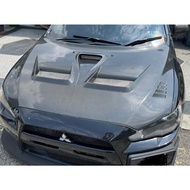 1 Lancer gt inspira evo x carbon fiber hood bonet FQ400 fit for replacement upgrade performance new 