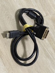 HDMI to DVI cable