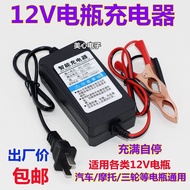 12V Battery Charger 12V Electric Vehicle Single Block Lead-Acid Battery Charger Battery Intelligent 