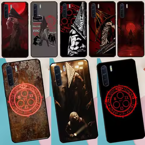 Horror Game Silent Hill Phone Case For Oppo A38 A58 A74 A15 A80 A60 A40 A94 A54 A98 A78 A18 A16 A76 