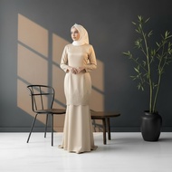 Nalley Premium Duchess Kurung | Elegant Raya Kurung | Office & Wedding Wear | Soft Flowing Fit