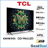 TCL C6K / Skyworth SUE9800 55" / 65" / 75" / 85" QD-Mini LED with 144hz Refresh Rate Google Smart TV