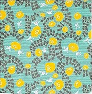 Musumi 20015-201 Furoshiki Furoshiki Approx. 27.6 inches (70 cm) kata kata hummingbird, green, made 