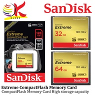 SANDISK CF EXTREME 32GB / 64GB / 128GB ( 120MB / 85MB ) COMPACTFLASH CF MEMORY CARD VPG20 UDMA 7  SD