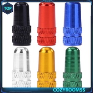 Aluminum Alloy MTB Bicycle Tire Gas Nozzle Valve Caps Cycling Dust Cover