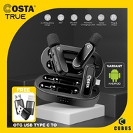 COSTA TRUE DUAL TX WIRELESS MICROPHONE LAVALIER CLIP ON MONITNG