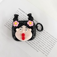 MIRROR CASE เคสหูฟัง ลายพัฟเกิร์ล Airpods 3 เคสการ์ตูนนูน Airpods 1/2 เคสหูฟังบลูทูธ gen1 gen2 gen3 