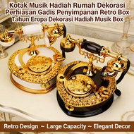 Cleaning Gift Girl Home Jewelry Year Storage Home Decoration Decoration Music Box Music Box Retro Mu