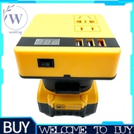 Multifunction Power Inverter DC 18V to 220V Inverter Adapter Power Supply Inverter for  18V 20V Batt