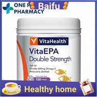 VitaHealth VitaEPA Double Strength Fish Oil -3 120 Softgels [EXP 04/2027] / VITA EPA