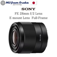 Sony SEL28F20 FE 28mm/F2.0 Prime Lens 35mm Full-Frame E-mount [Direct from Japan]