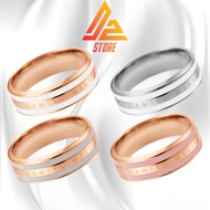 DW v2 Emalie unisex ring Titanium doublebag 316L