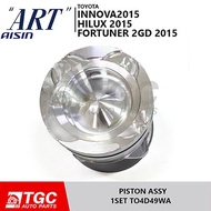 ART PISTON ASSY 2GD-STD alfin TO4D49WA 13101-11180 TOYOTA INNOVA HILUX FORTUNER 2GD 2015 1SET