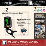 MUSEDO T-2 Chromatic Tuner for Guitar, Violin, Bass, and Ukulele